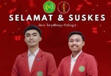 SELAMAT DAN SUKSES ATAS TERPILIHNYA KETUA DAN WAKIL KETUA BEM UNIVERSITAS MUHAMMADIYAH KENDARI