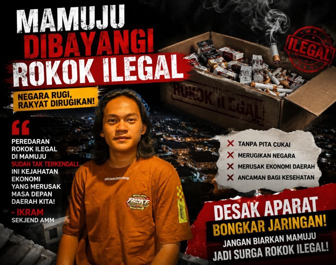 AMM Desak Polisi Bongkar Jaringan Penyuplai Rokok Ilegal di Mamuju, Jangan Berhenti di Penyitaan AMM Desak Polisi Bongkar Jaringan Penyuplai Rokok Ilegal di Mamuju, Jangan Berhenti di Penyitaan