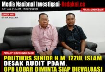 Politikus Senior H.M. Izzul Islam Desak Audit PDAM, OPD Lobar Diminta Siap Dievaluasi