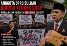 Dugaan Suap Dapur MBG Guncang DPRD Sulbar, Massa Desak Anggota Gerindra Dipecat
