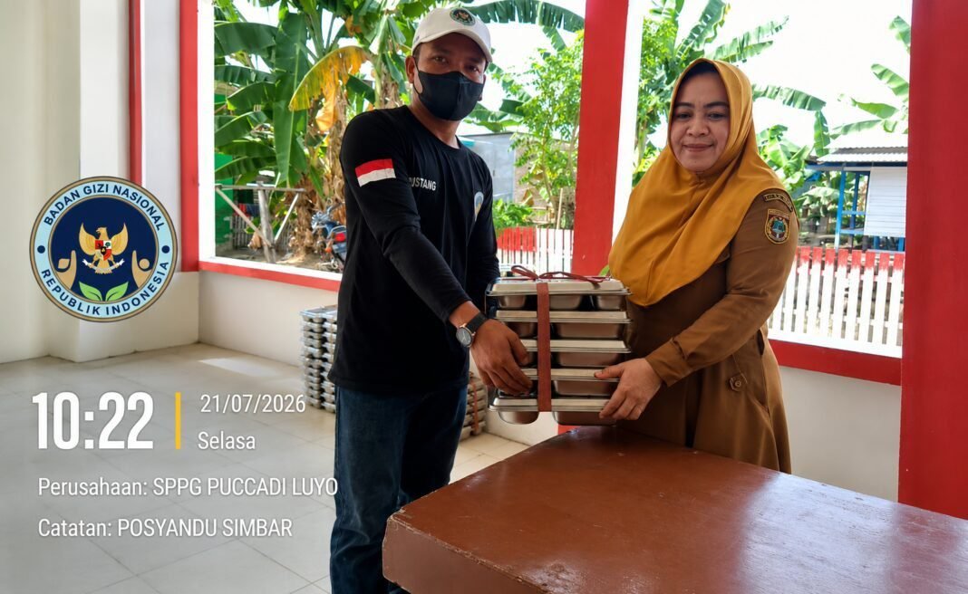 SPPG Luyo Puccadi Salurkan Makan Bergizi bagi Balita Posyandu Simbar, Dukung Generasi Sehat Sejak Dini SPPG Luyo Puccadi Salurkan Makan Bergizi bagi Balita Posyandu Simbar, Dukung Generasi Sehat Sejak Dini