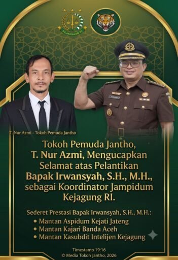 T. Nur Azmi Apresiasi Pelantikan Irwansyah Jadi Koordinator Jampidum Kejagung T. Nur Azmi Apresiasi Pelantikan Irwansyah Jadi Koordinator Jampidum Kejagung
