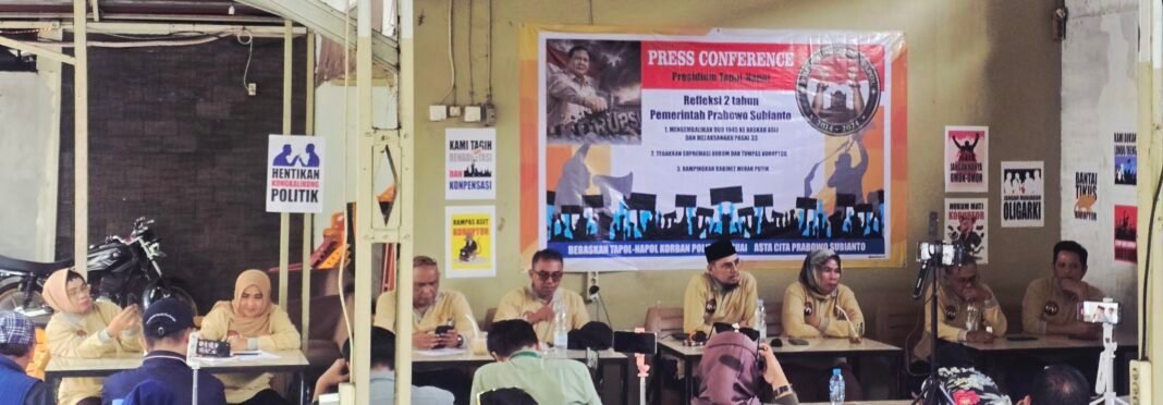 Presidium TAPOL-NAPOL Gelar Refleksi Dua Tahun Pemerintahan Prabowo Presidium TAPOL-NAPOL Gelar Refleksi Dua Tahun Pemerintahan Prabowo