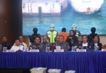 Kapal MV King Sun Diamankan TNI AL Diduga Membawa Barang Ketamine Sebanyak 1,3 Ton Di Kepri