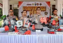 Polres Pasuruan ungkap 5 Kasus kekerasan di jalur Malang surabaya,7 tersangka Diamankan
