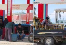 BBM Bersubsidi Diduga Disalurkan ke Jerigen di SPBU Keang, Mahasiswa Adukan ke Polresta Mamuju