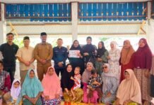 JPA Salurkan Santunan Duka Kepada Keluarga Almarhum Muklizar di Aceh Barat
