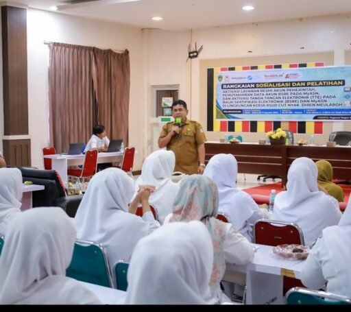 Diskominsa Aceh Barat Gelar Pelatihan TTE di Lingkup ASN RSUD Cut Nyak Dien Meulaboh Diskominsa Aceh Barat Gelar Pelatihan TTE di Lingkup ASN RSUD Cut Nyak Dien Meulaboh
