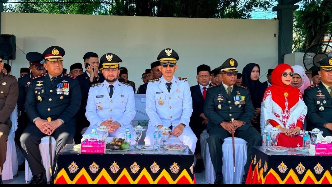 Pimpin Upacara HUT RI ke 81,Bupati Tarmizi:Kemerdekaan Kita Jadikan Semangat Bersatu Membangun Aceh Barat Pimpin Upacara HUT RI ke 81,Bupati Tarmizi:Kemerdekaan Kita Jadikan Semangat Bersatu Membangun Aceh Barat