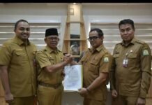 Taufik Resmi Jadi Plt Sekda Aceh,Dek Fadh Titip Pesan Jaga Integritas