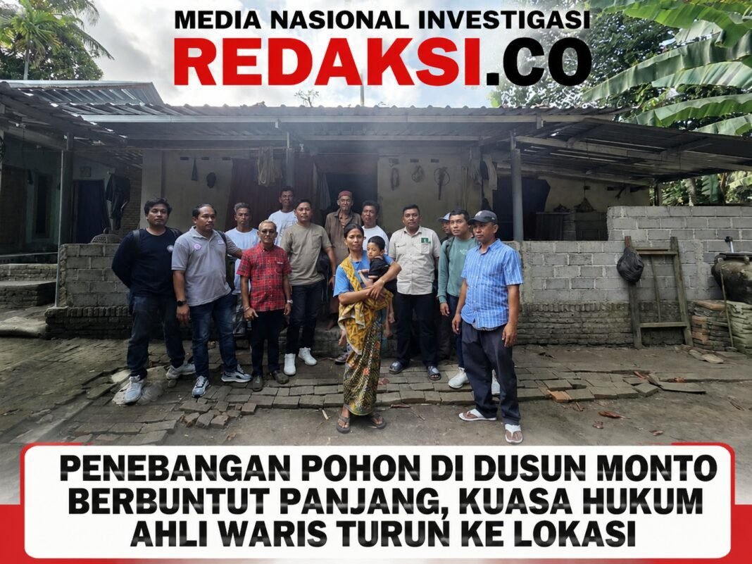 Penebangan Pohon di Dusun Monto Berbuntut Panjang, Kuasa Hukum Ahli Waris Turun ke Lokasi Penebangan Pohon di Dusun Monto Berbuntut Panjang, Kuasa Hukum Ahli Waris Turun ke Lokasi