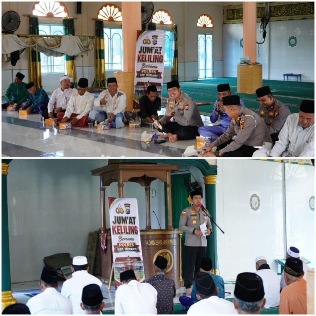26 Masjid Jadi Sasaran Jumat Keliling, Polres Meranti Perkuat Pesan Kamtibmas 26 Masjid Jadi Sasaran Jumat Keliling, Polres Meranti Perkuat Pesan Kamtibmas