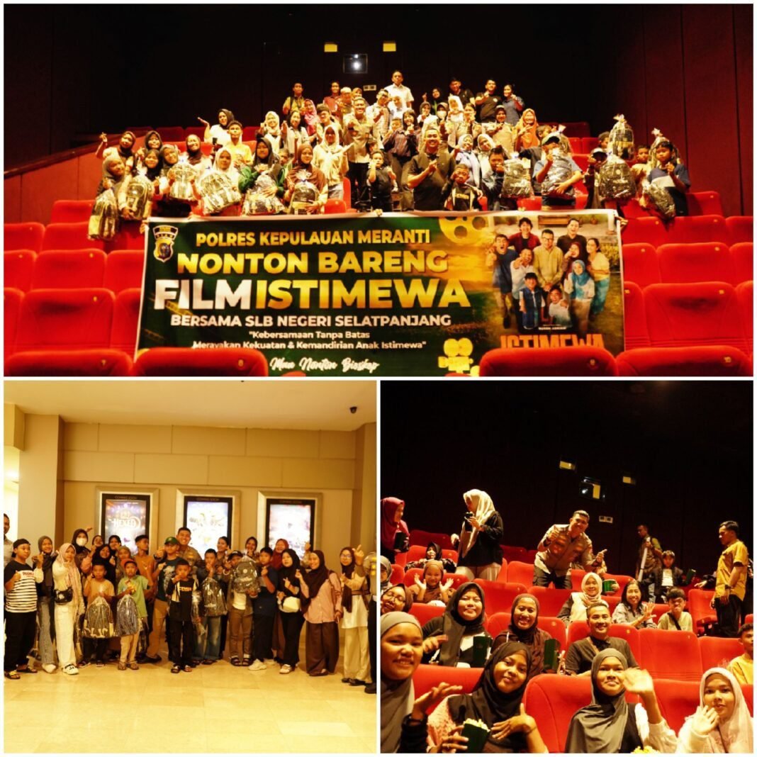 Senyum Siswa SLB Selatpanjang di Balik Nonton Film Istimewa, Ada Kepedulian Kapolres Meranti Senyum Siswa SLB Selatpanjang di Balik Nonton Film Istimewa, Ada Kepedulian Kapolres Meranti