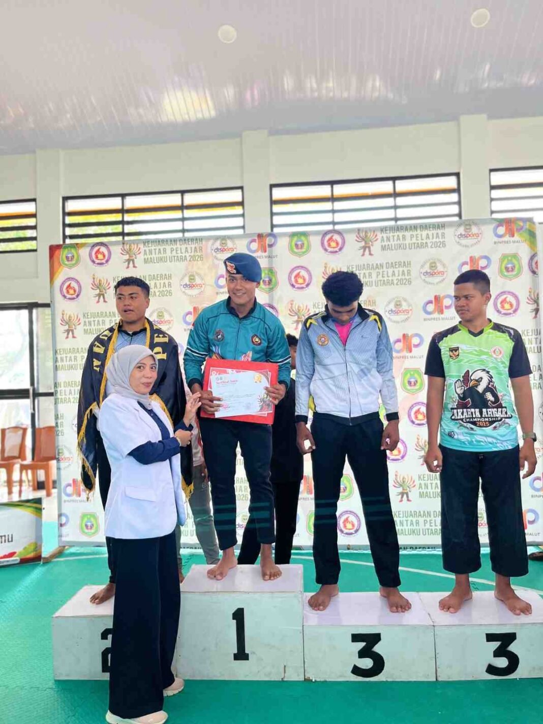 Tampil Gemilang, Bripda Rian Juara 1 Kelas E Kejurda Pencak Silat Malut Tampil Gemilang, Bripda Rian Juara 1 Kelas E Kejurda Pencak Silat Malut