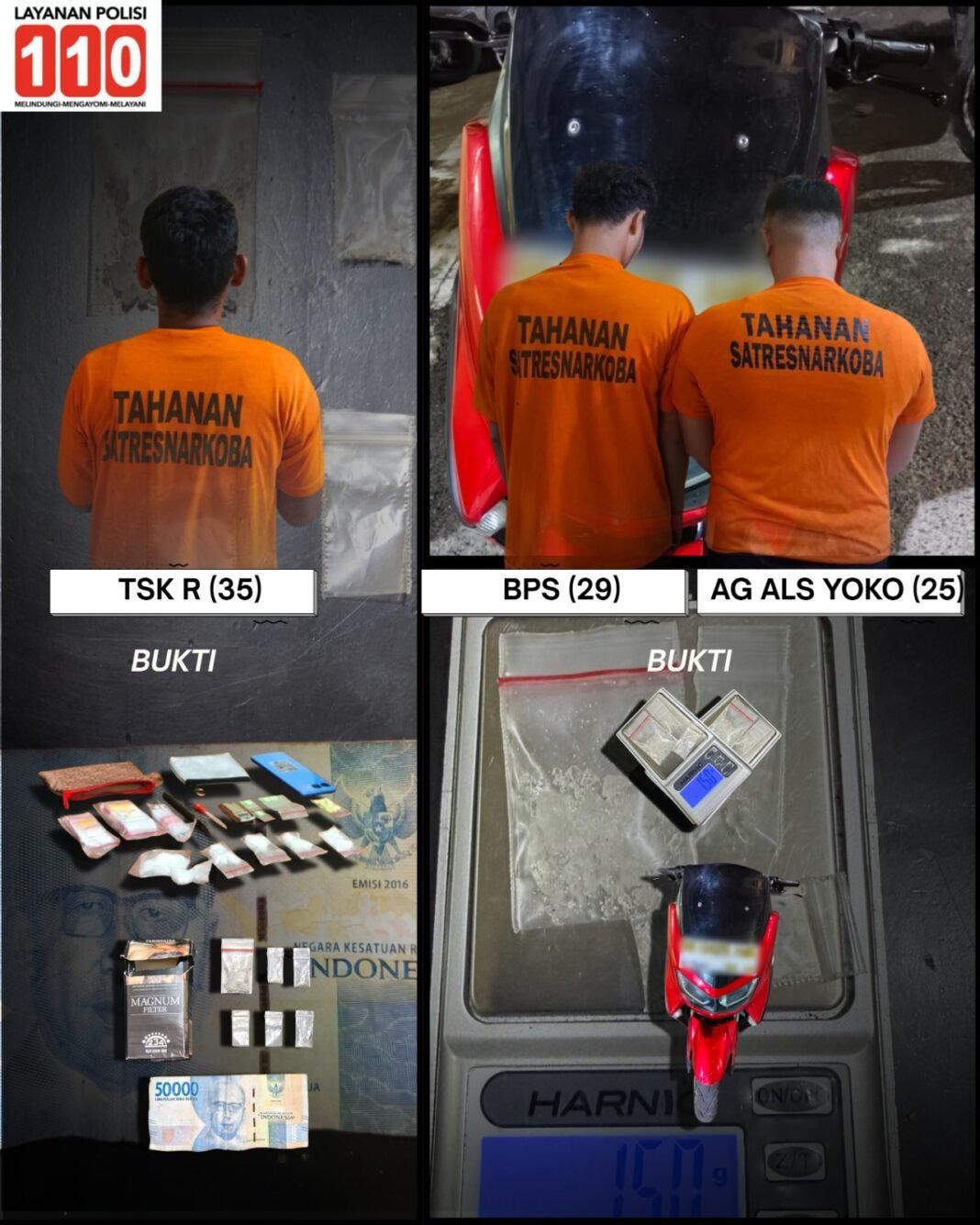 Gerak Cepat Satresnarkoba Polres Binjai, 3 Pelaku Narkoba Diciduk, Sabu dan Ekstasi Diamankan Gerak Cepat Satresnarkoba Polres Binjai, 3 Pelaku Narkoba Diciduk, Sabu dan Ekstasi Diamankan