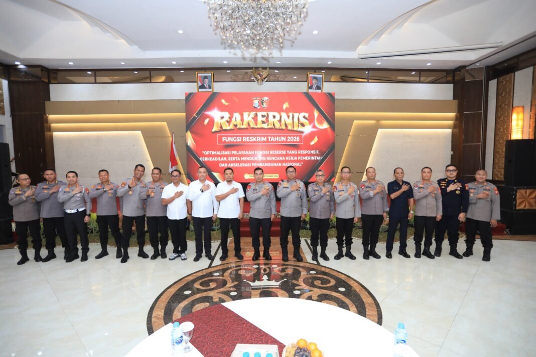 Rakernis Reskrim Polda Malut 2026, Fokus Tingkatkan Pelayanan Hukum dan Kepastian Hukum Rakernis Reskrim Polda Malut 2026, Fokus Tingkatkan Pelayanan Hukum dan Kepastian Hukum