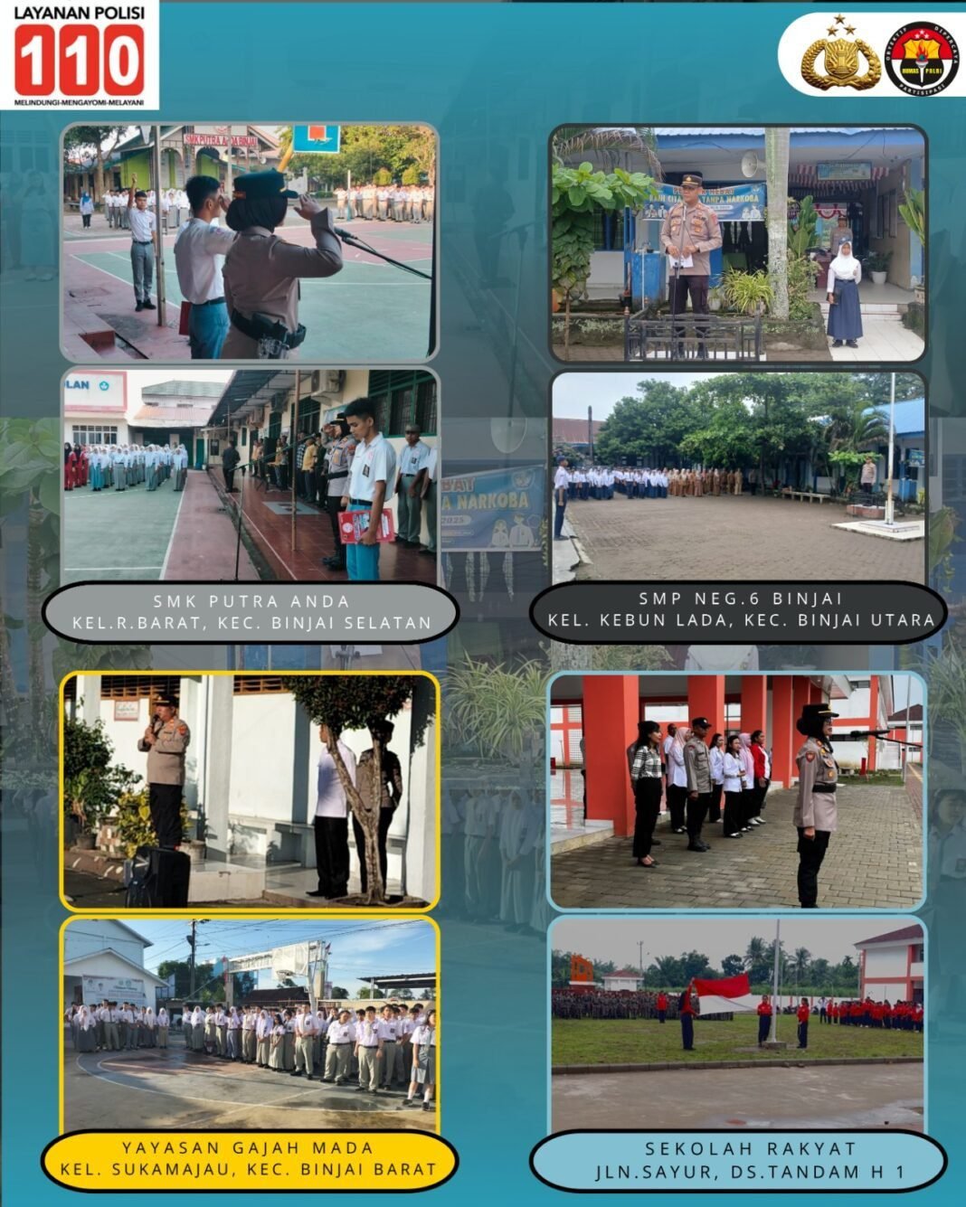 Wujudkan Generasi Muda Berkarakter, Kapolres Binjai Dorong Program “Police Go To School Wujudkan Generasi Muda Berkarakter, Kapolres Binjai Dorong Program “Police Go To School