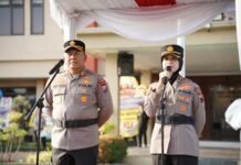 AKBP ERMA RAHAYU KUSUMA NINGRUM RESMI MENJABAT SEBAGAI KAPOLRES PURWOREJO YG BARU