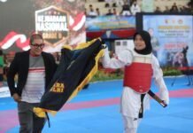 Bripda Ikja Artina Sabet Medali Emas, Harumkan Nama Polda Malut di Ajang Nasional Taekwondo