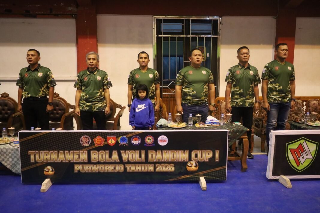 Kodim Purworejo Buka Open Turnamen Voli Dandim Cup I, Semarakkan HUT TNI ke-81 dengan Semangat Sportivitas Kodim Purworejo Buka Open Turnamen Voli Dandim Cup I, Semarakkan HUT TNI ke-81 dengan Semangat Sportivitas