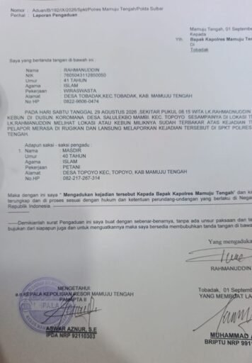 Dugaan Pembakaran dan Sengketa Lahan Adat di Salulekbo, Pelapor Desak Polisi Bertindak Dugaan Pembakaran dan Sengketa Lahan Adat di Salulekbo, Pelapor Desak Polisi Bertindak