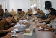 Bupati Aceh Barat di Wakili Sekda Dr.Kurdi Pimpin Rapat Intervensi Realisasi TKD Bersama Sejumlah Dinas