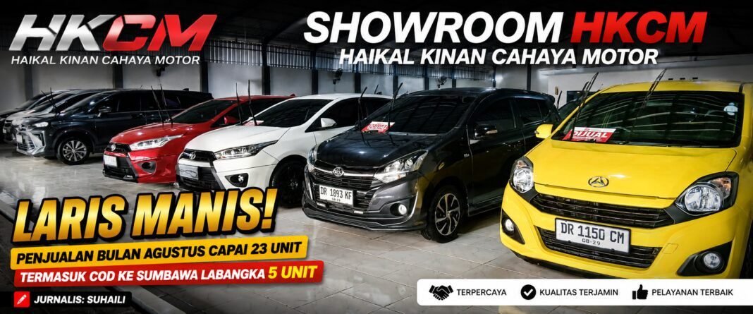 Showroom HKCM Laris Manis, Agustus Terjual 23 Unit, 5 Unit COD ke Sumbawa Showroom HKCM Laris Manis, Agustus Terjual 23 Unit, 5 Unit COD ke Sumbawa