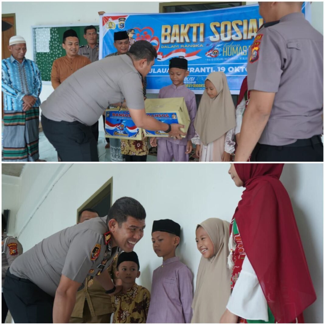 Sambut HUT ke-75 Humas Polri, Polres Kepulauan Meranti Gelar Bakti Sosial di Desa Mantiasa Sambut HUT ke-75 Humas Polri, Polres Kepulauan Meranti Gelar Bakti Sosial di Desa Mantiasa