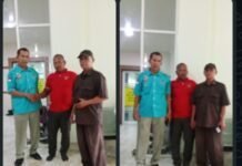 Ketua DPC IMO Langkat Sahrul Akbar,Jenguk Orang tua Anggota Yang Sakit