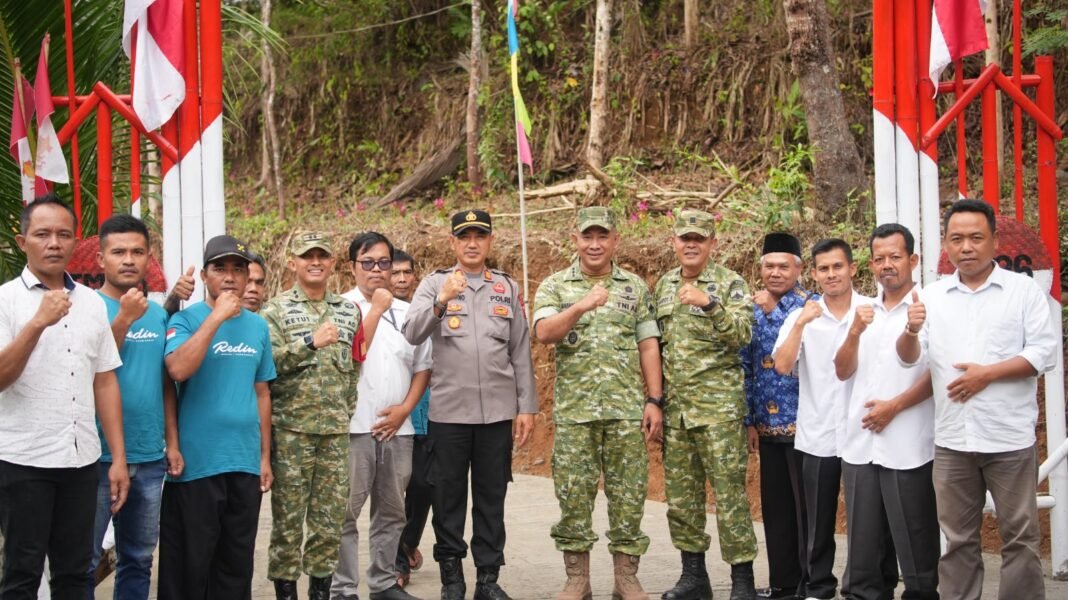 Tim Wasev TMMD Sengkuyung Tahap IV Tahun 2026 Tinjau Pembangunan Infrastruktur di Desa Redin Tim Wasev TMMD Sengkuyung Tahap IV Tahun 2026 Tinjau Pembangunan Infrastruktur di Desa Redin