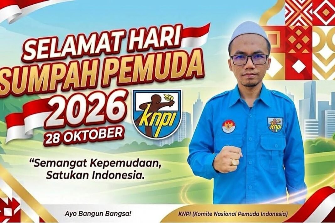 KNPI Kec Grabag Ucapkan Selamat Hari Sumpah Pemuda 2026: Pemuda Handal, Tangguh, Maju Bersama Pemerintah KNPI Kec Grabag Ucapkan Selamat Hari Sumpah Pemuda 2026: Pemuda Handal, Tangguh, Maju Bersama Pemerintah