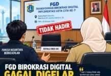 Kepala BKD DKI Tak Hadir di FGD Transformasi Birokrasi Digital, PNB Desak Gubernur Evaluasi Pejabat