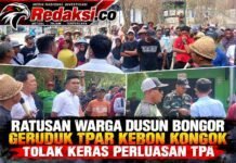 RATUSAN WARGA DUSUN BONGOR GERUDUK TPAR KEBON KONGOK, TOLAK KERAS PERLUASAN TPA